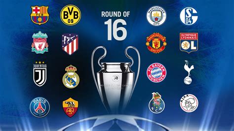champions league 16th round